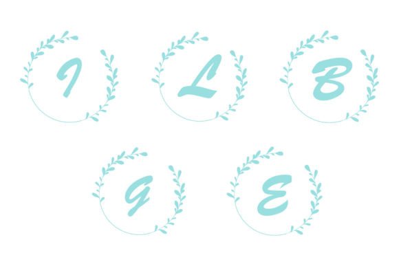 Circle Design Wedding Monogram: A Complete Design Asset