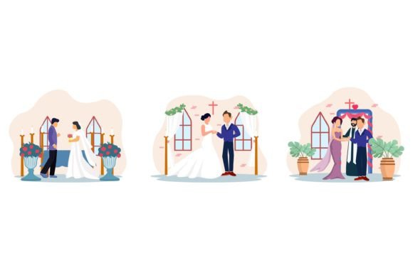 Designing Elegance: A Guide to Wedding Church Ceremony Flat D