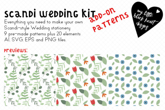 Elegant Scandi-Wedding Patterns for a Cohesive Brand Look