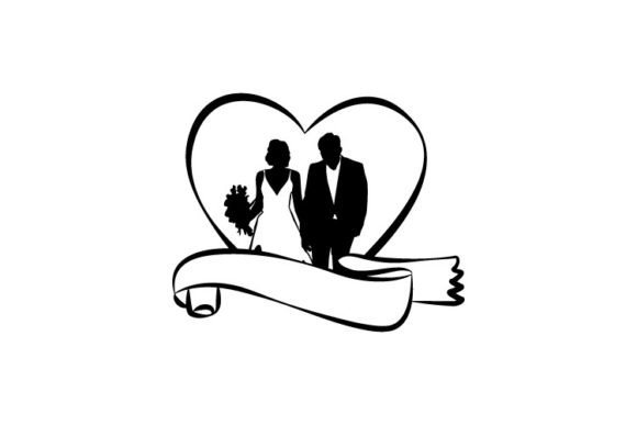 Timeless Romance: Designing with Wedding Silhouette Vectors