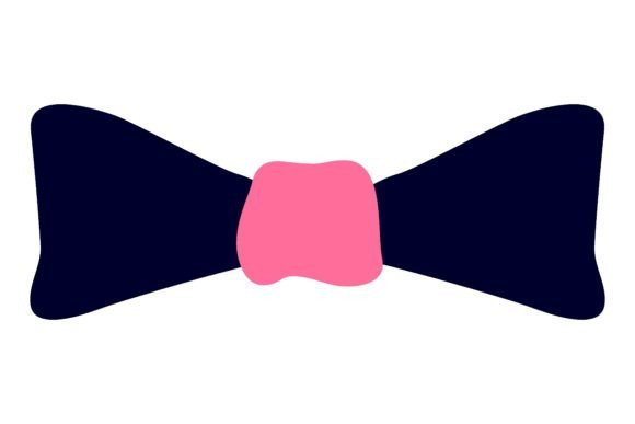 Wedding Bow Tie Flat Icon: A Playful Design Asset for Celebrations