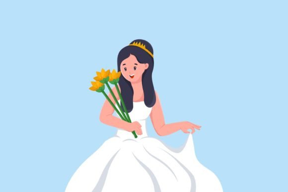 Wedding Bride Character Illustration: A Designer's Visual Toolkit