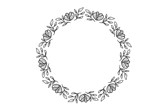 Wedding Wreath 06: The Versatile SVG for Elegant Branding