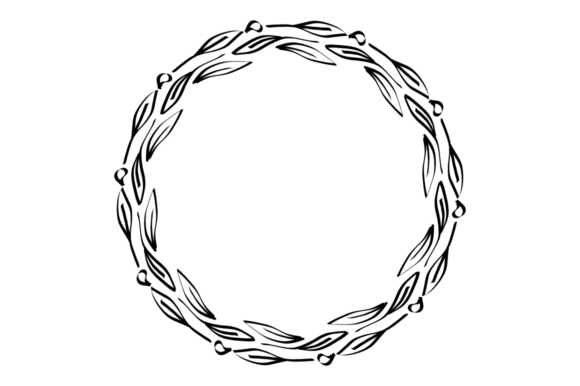 Wedding Wreath 10: A Ready-to-Use SVG for Your Creative Projects